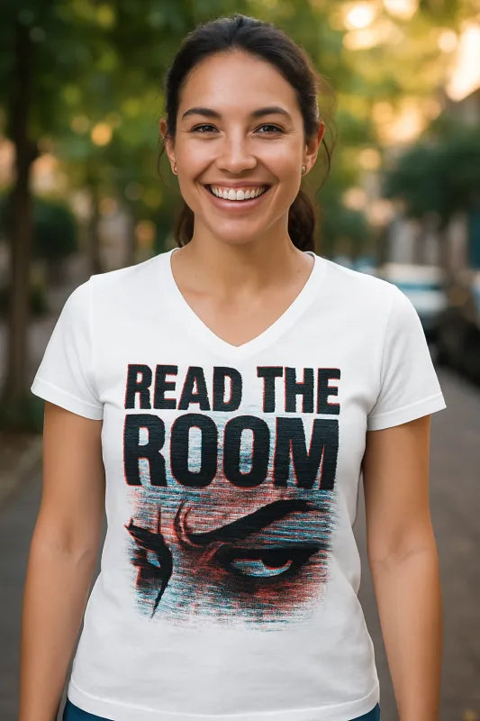 Read the Room - Women's V-Neck T-Shirt