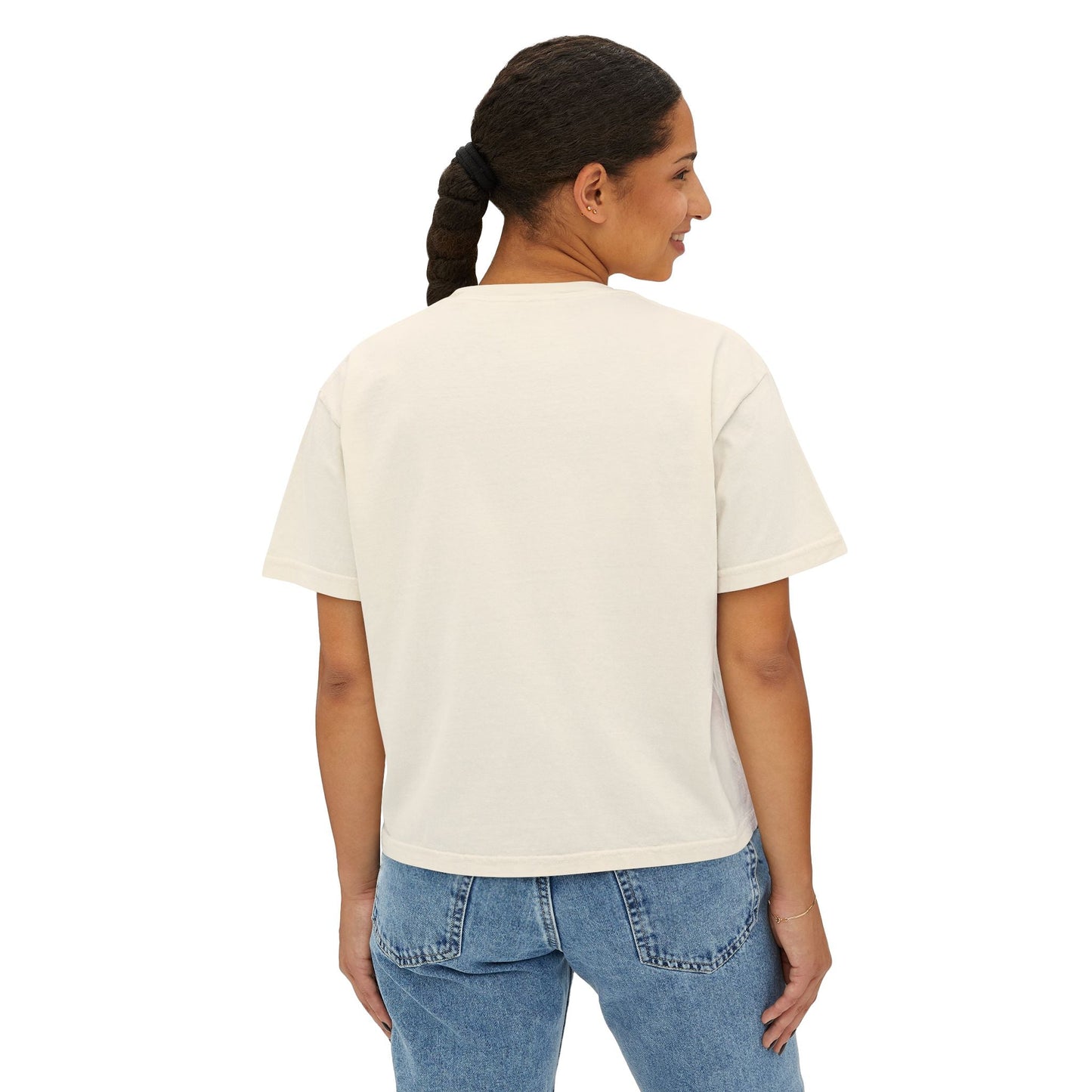 Copy of Copy of Women's Boxy Tee - 'In It to Win It' Retro Racing Design-4