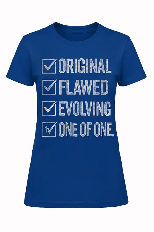 One Of One Check Mark Flawed Original Check List - Women's Standard T-Shirt