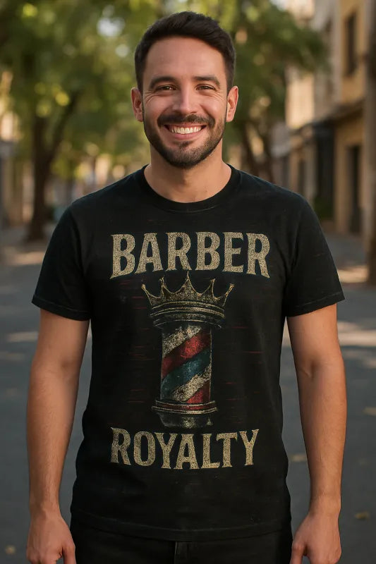 Barber Crown Poll - Unisex Premium T-Shirt