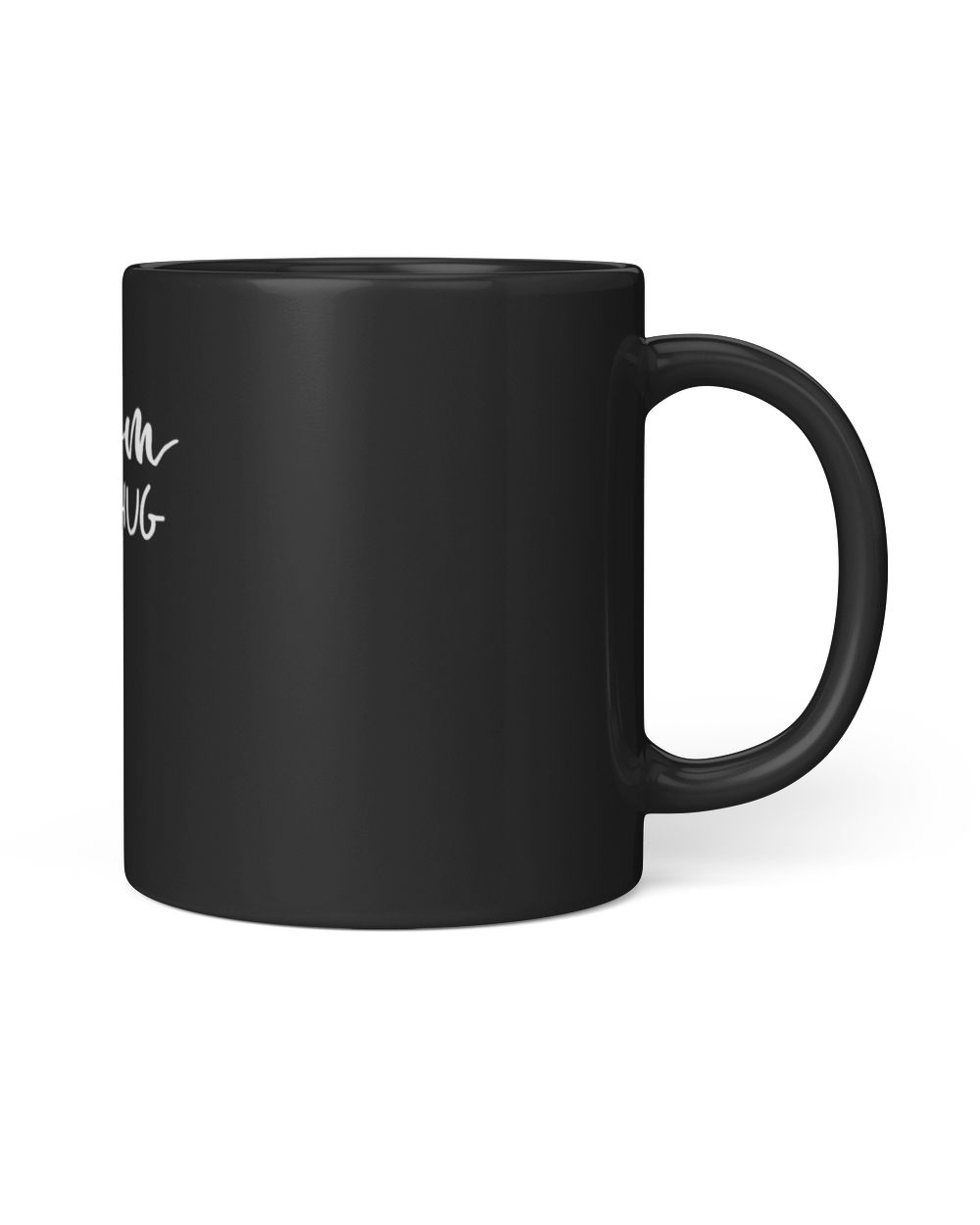 Sarcasm It's How I Hug Black Mug 11oz