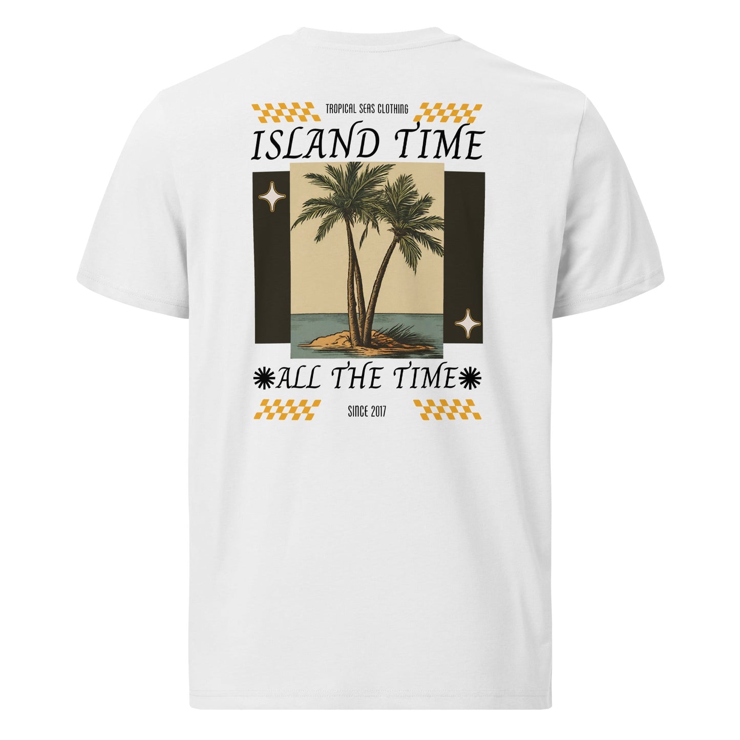 Island Time Organic Cotton T-Shirt – Embrace Comfort and Style with Tropical Seas Clothing-5