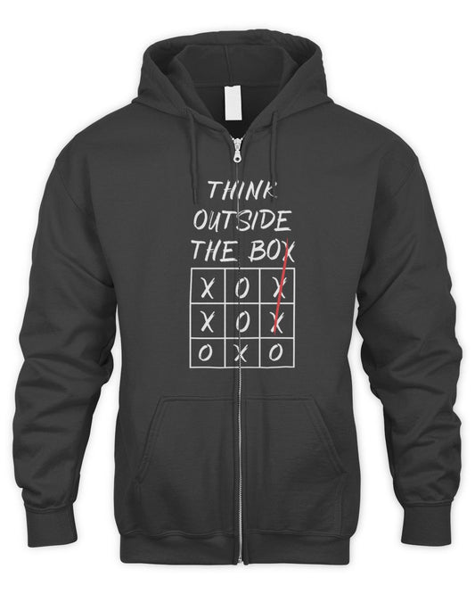 Think Outside The Box Men's Zip Hoodie