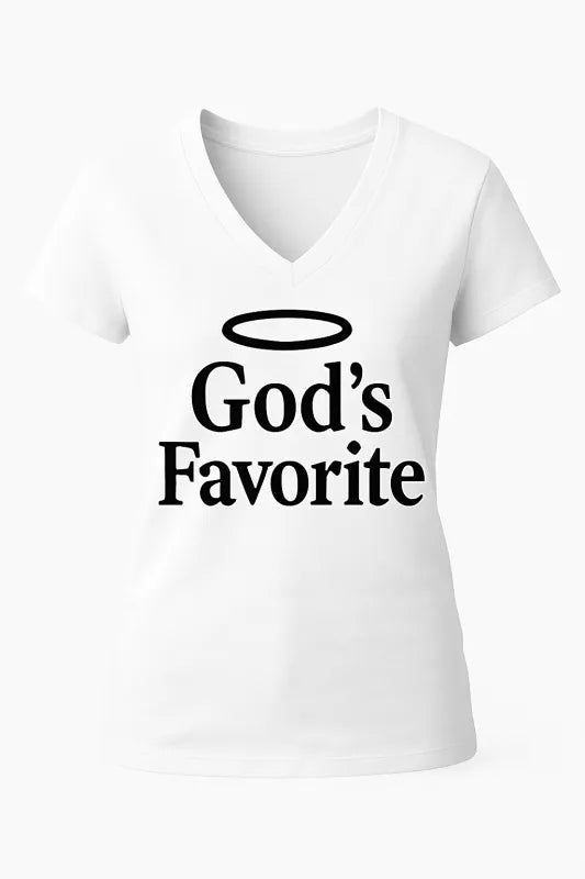Gods Favorite - Women's V-Neck T-Shirt