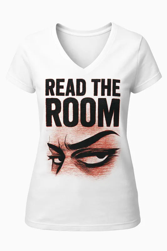 Read the Room - Women's V-Neck T-Shirt