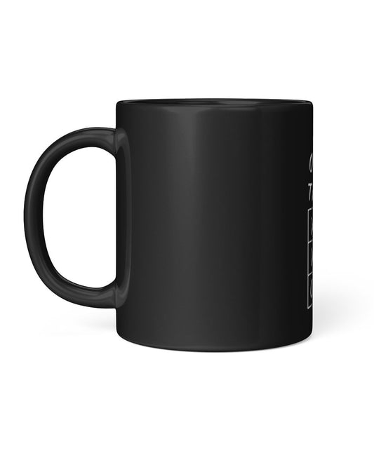 Think Outside The Box Black Mug 11oz