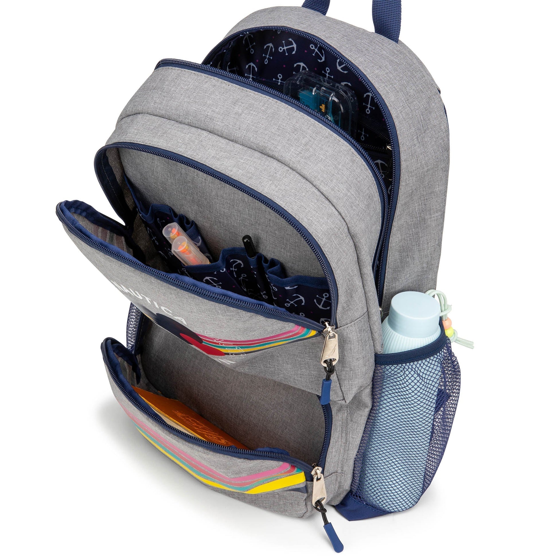 Kids Backpack | 16" Tall | Hearts-1